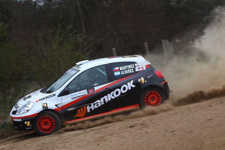 Jorge Martínez se mantiene en la lucha por el título de la R3 en el Rally Mobil