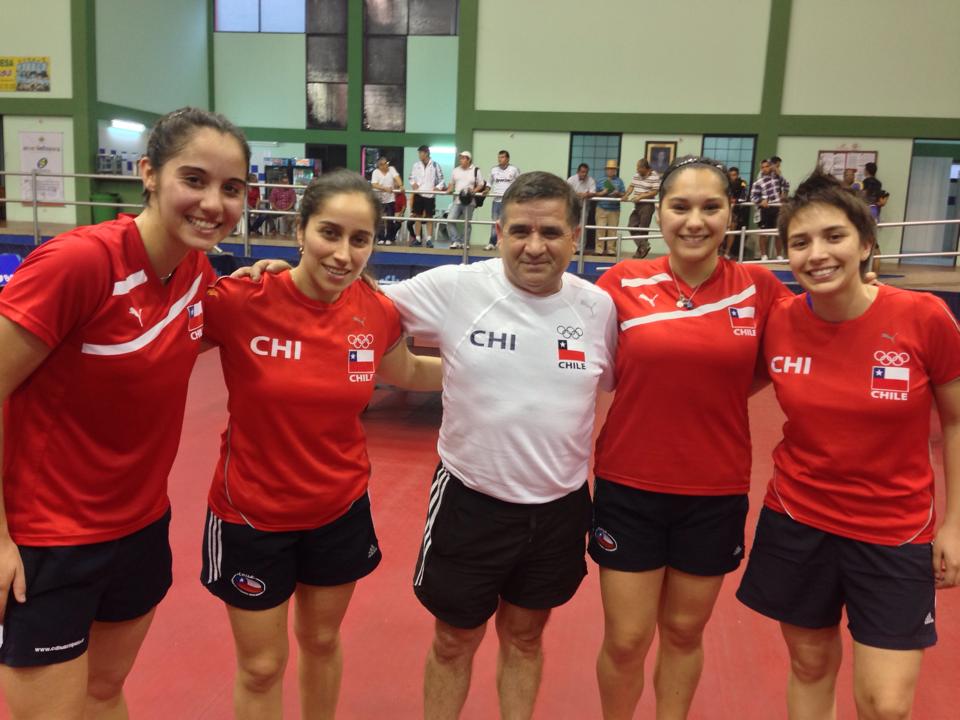 Chile se corona bicampeón femenino por equipos en el Sudamericano Adulto de Tenis de Mesa