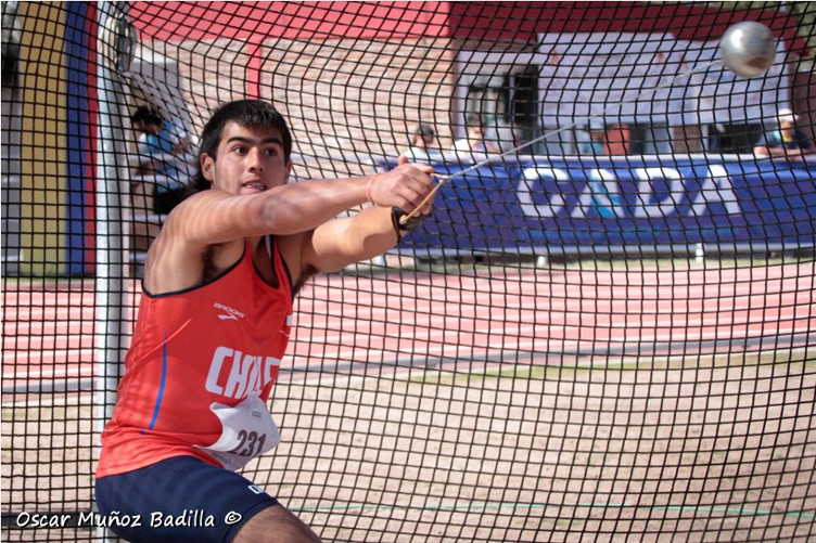 Humberto Mansilla sumó un nuevo oro para Chile en el Sudamericano de Atletismo Sub 23