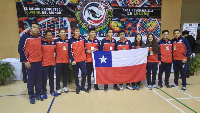Chile obtuvo dos medallas de bronce en el Mundial Junior de Racquetball