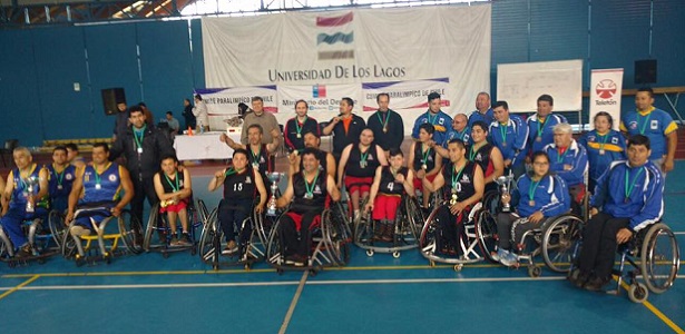 Cruz del Sur ganó el Zonal de Puerto Montt de básquetbol en silla de ruedas