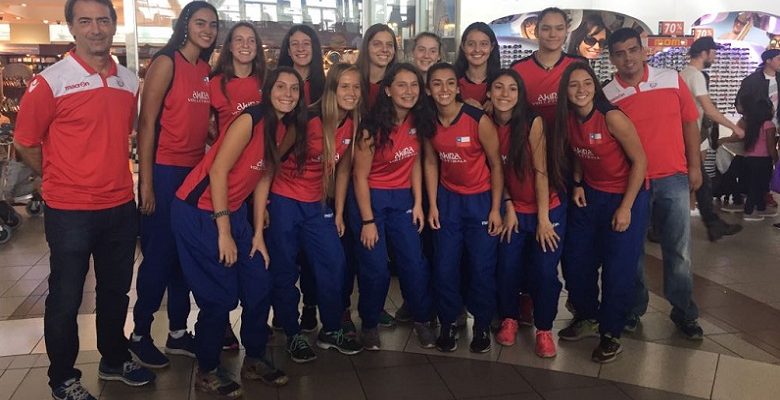 Selección Chilena Femenina U18 de Volleyball viajó a Argentina para jugar partidos amistosos