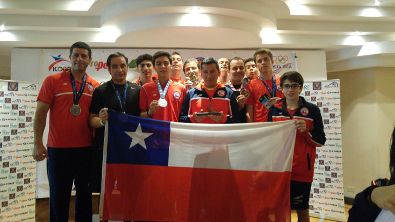 Chile obtuvo seis medallas en el Panamericano de Racquetball 2017
