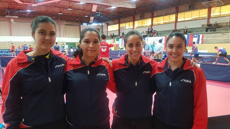 Chile obtiene medalla de bronce por equipos en el Iberoamericano de Tenis de Mesa