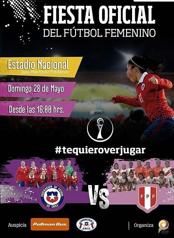 La Roja Femenina juega un amistoso ante Perú este domingo en el Estadio Nacional