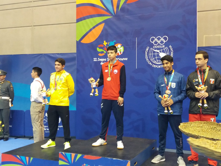 Nicolás Burgos ganó medalla de oro en el tenis de mesa de los Juegos Suramericanos de la Juventud