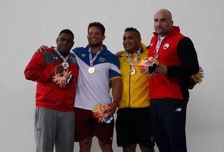 Andrés Ayub se quedó con la medalla de bronce en la lucha olímpica de los Juegos Bolivarianos 2017