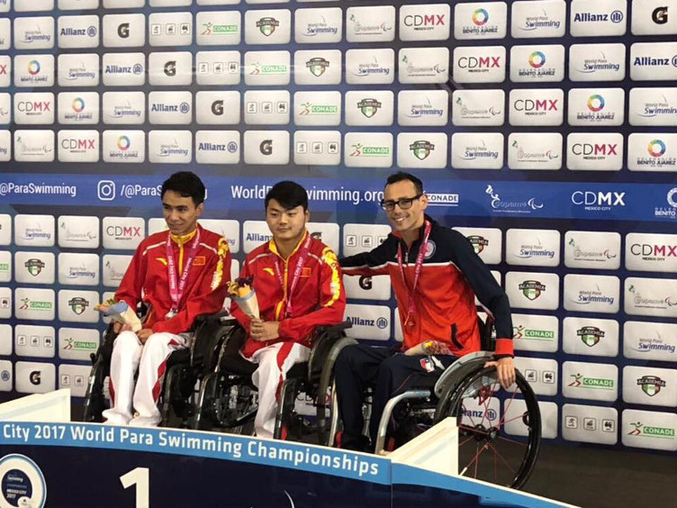 Alberto Abarza suma una nueva medalla de bronce en el Mundial de Natación Paralímpica