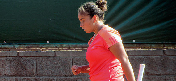 Bárbara Gatica y Daniela López cayeron en cuartos de final de dobles en la Copa Hacienda Chicureo