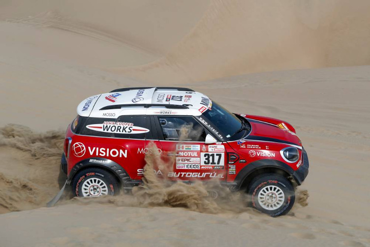 Boris Garafulic terminó en el puesto 12 de la sexta etapa del Dakar