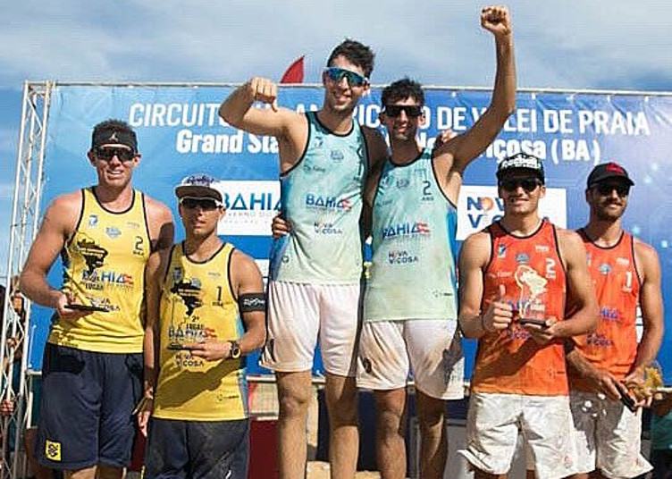 Primos Grimalt logran medalla de bronce en la primera fecha del Circuito Sudamericano de Volleyball Playa 2018