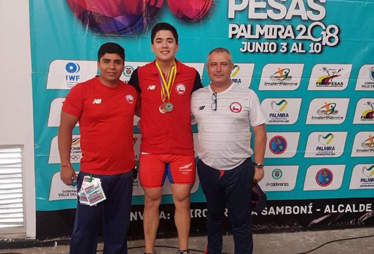 Camilo Zapata y Nicolás Cuevas se subieron al podio del Panamericano Sub 17 de Levantamiento de Pesas