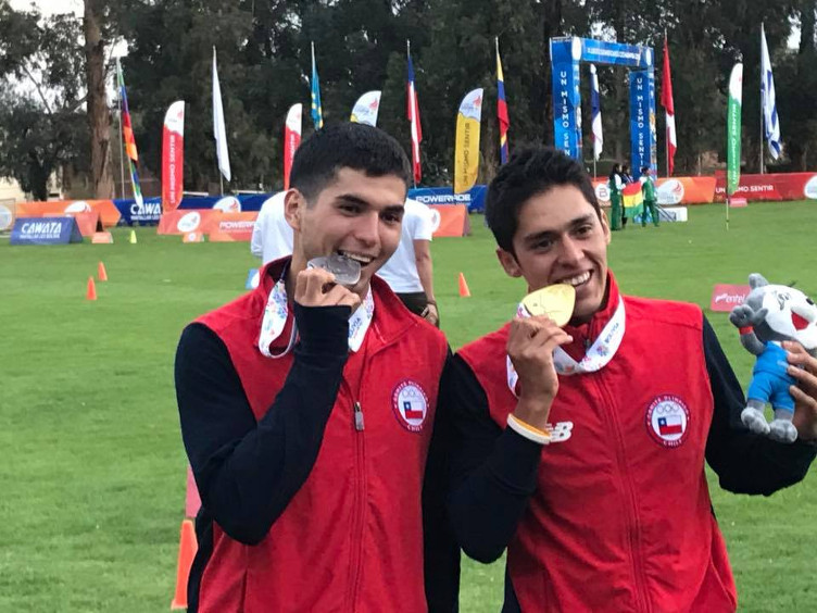 Esteban Bustos y Benjamín Ortíz sumaron un oro y una plata en el Pentatlón Moderno de los Juegos Sudamericanos