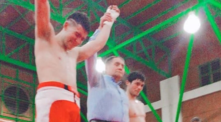 Matías Águila debutó con una victoria en el boxeo profesional