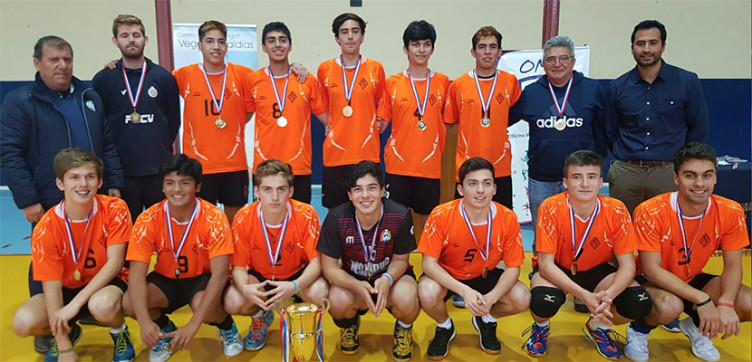 Villa Alemana se tituló campeón del Nacional U19 de Volleyball Masculino